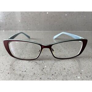 VANNI Eyeglasses FRAMES ONLY V824 C46 53/15/140 BLUE & RED full rim rectangle